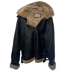 Vintage Charles Klein Fur Lined Leather Coat - ALREADY SOLD